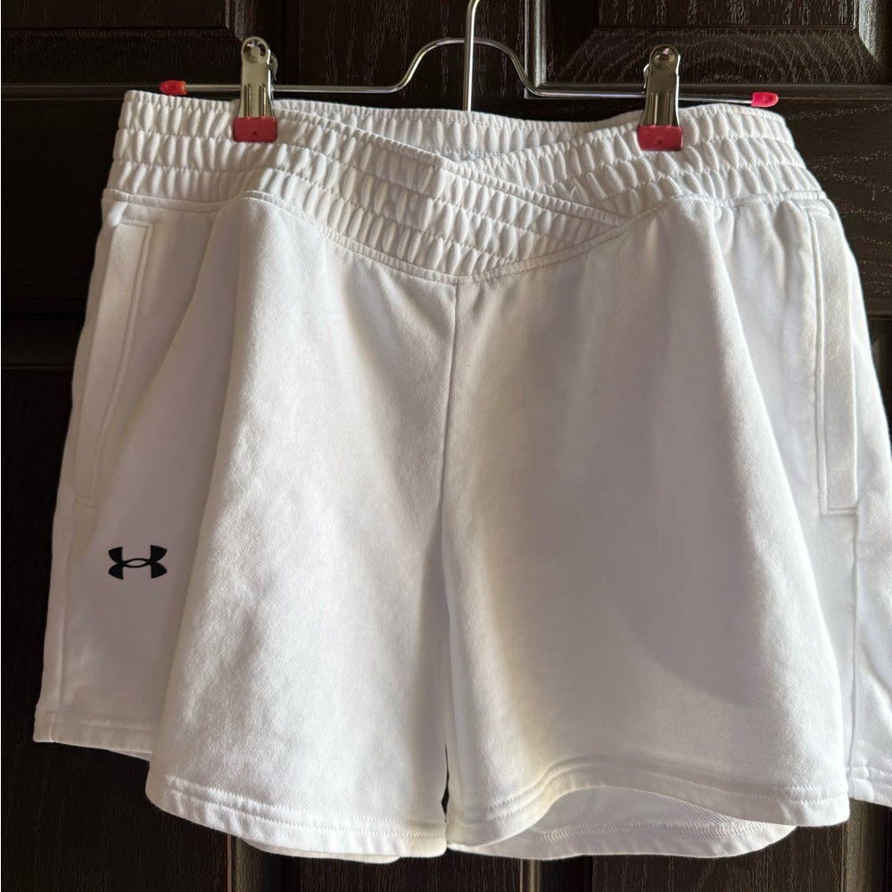 Under Armour Women's Athletic White Shorts
